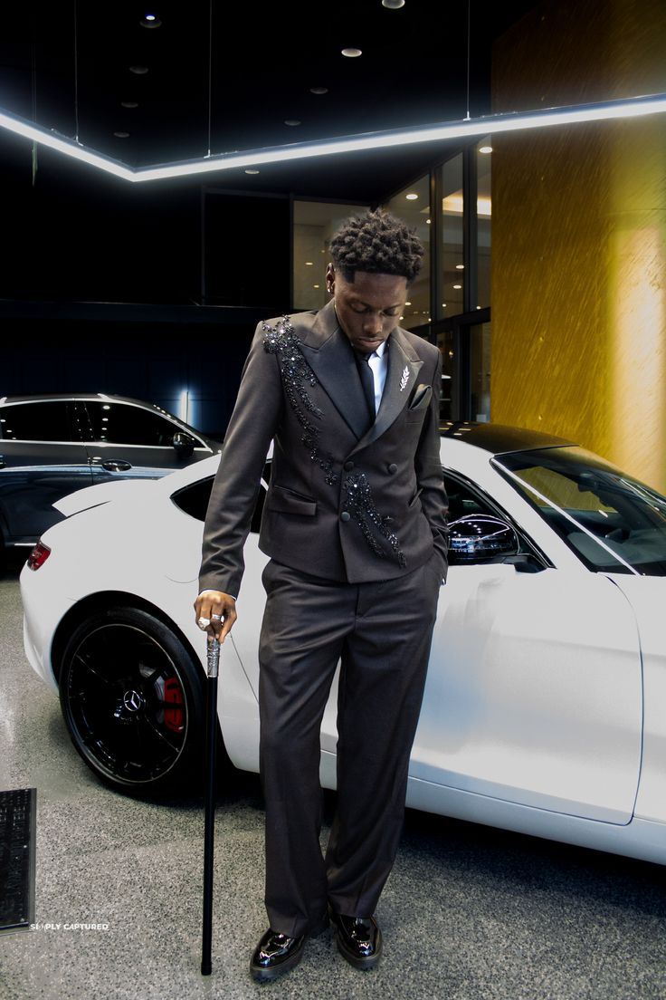 Men Formal Wear With Coat - Black Cotton Men Suits Pants Set