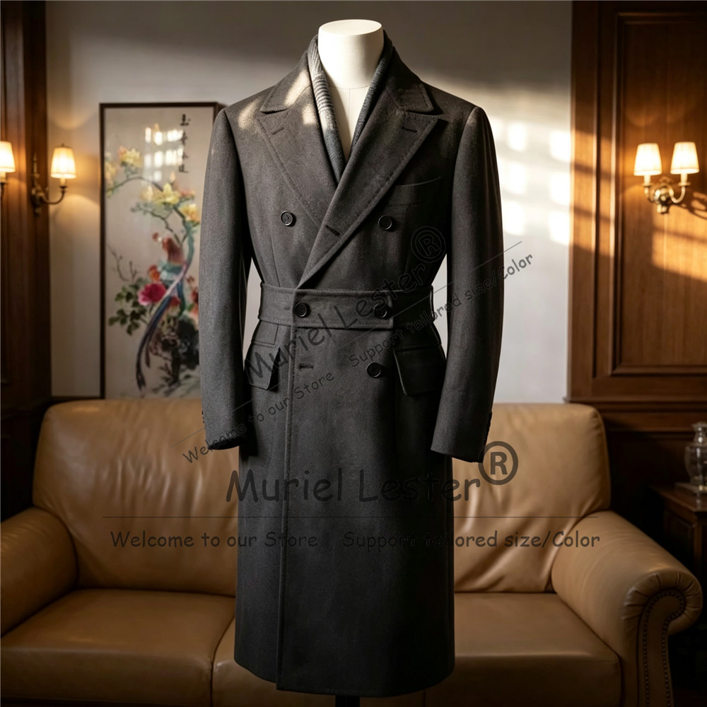 Men Formal Wear With Coat - Vintage Men's Coat Jacket Long Customized