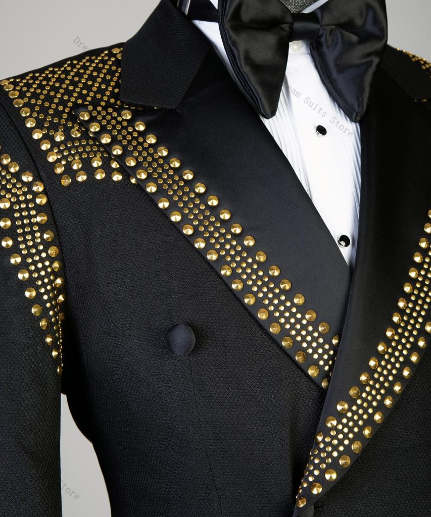 Men Suit Set 2 Piece Blazer+Pa - Men Formal Wear With Coat 评论和价格