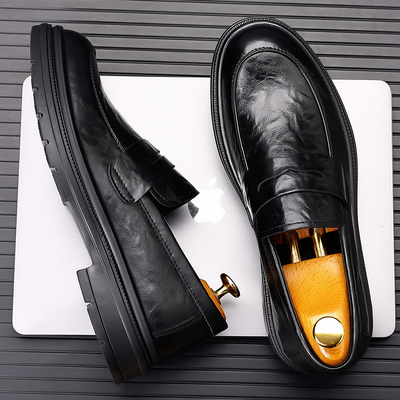 Men's leather shoes for casual - Men Formal Wear Dress 评论和价格