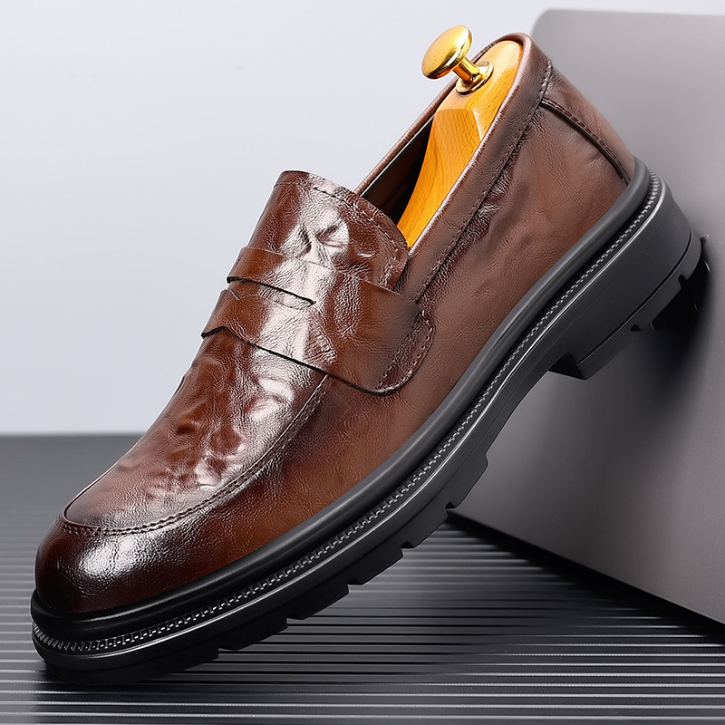 Men's leather shoes for casual - Men Formal Wear Dress 评论和价格