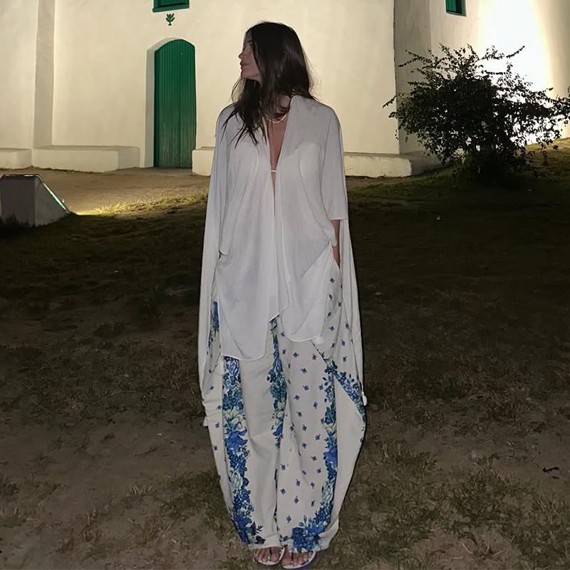 Sexy Printed Vest Trouser Wome - Men'S Formal Beach Wear 评论和价格