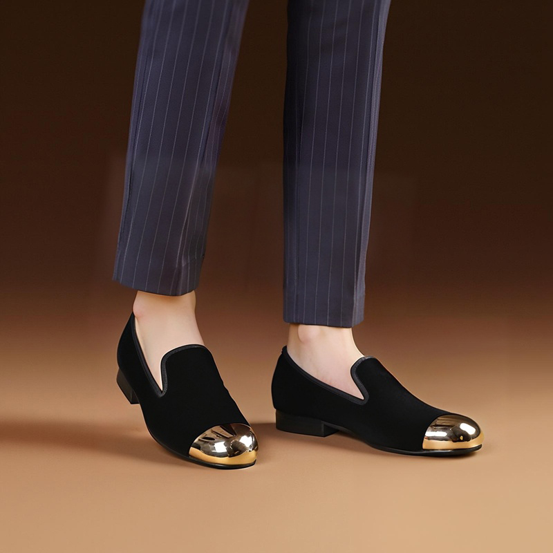Piergitar Classic Model Black  - Men'S Formal Wear Slippers 评论和价格