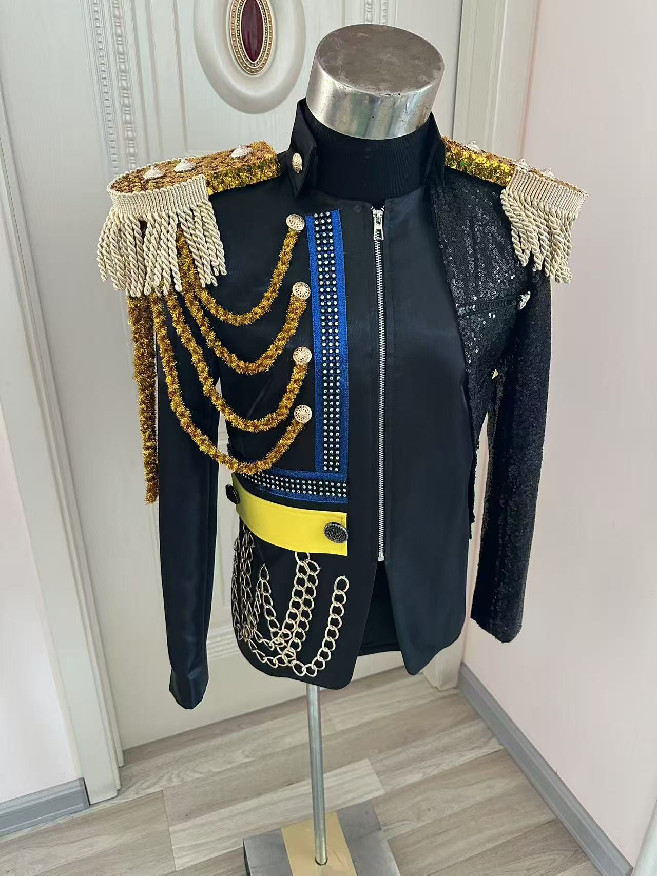 New Men Tassel Royal Jacket We - Men Formal Wear Dress 评论和价格