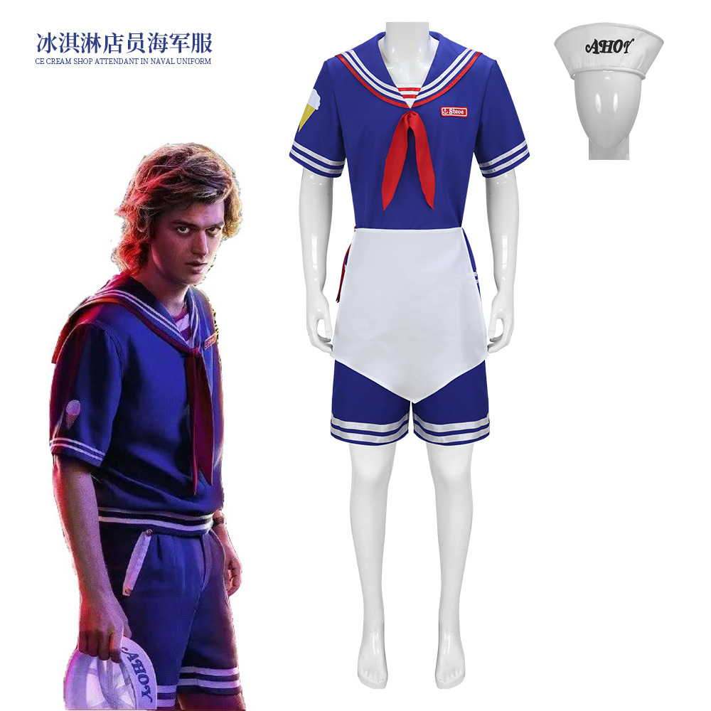 Steve Harrington Cosplay Costu - Men Formal Wear Set 评论和价格