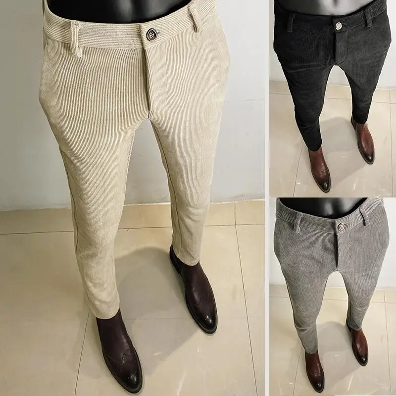 Autumn Winter Thickened Woolen - Men Formal Wear Dress 评论和价格