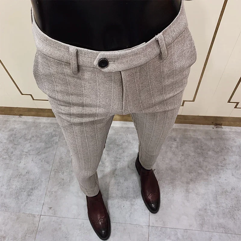 Autumn Winter Thickened Woolen - Men Formal Wear Dress 评论和价格