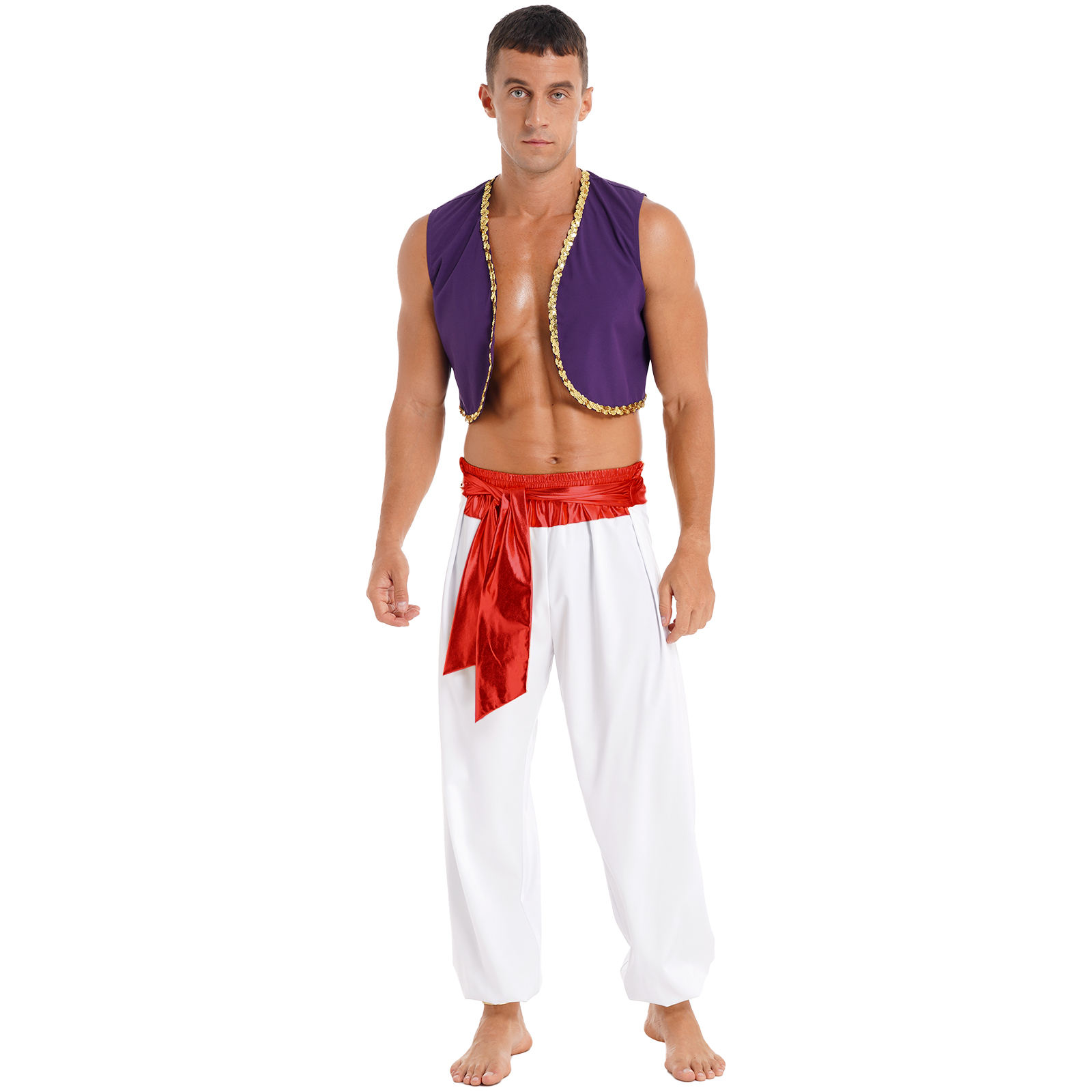Aladins Costume Men Arabian Pr - Men Formal Wear Set 评论和价格