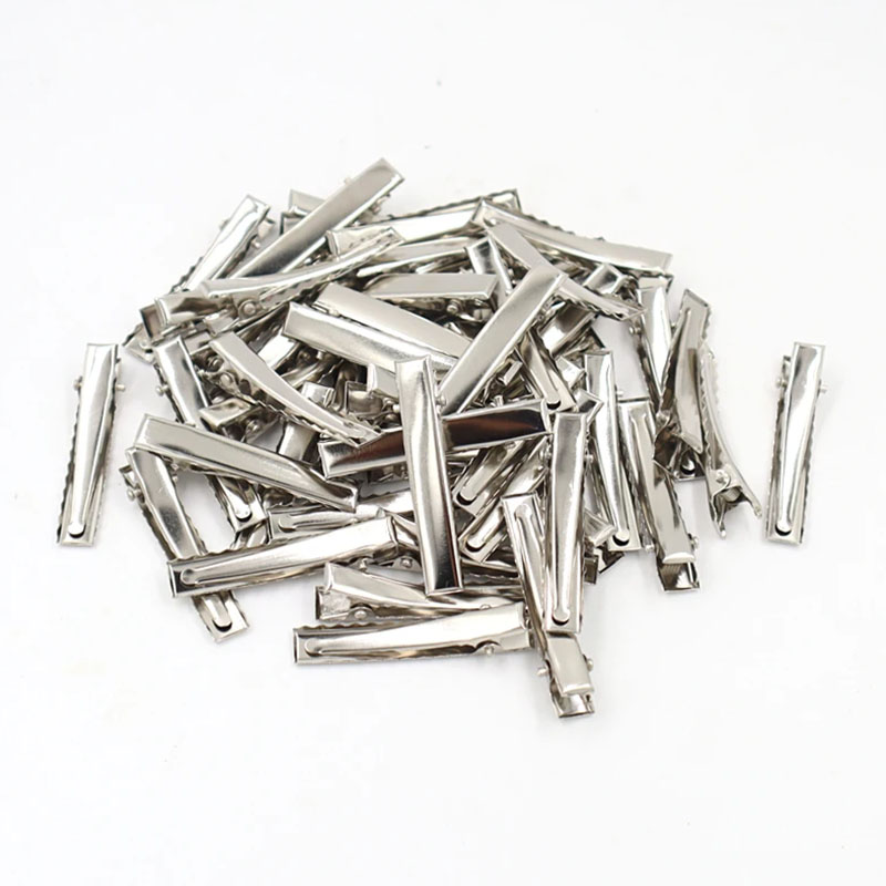 50PCS Metal Hair Clips Iron Du - Tie Bar Clip 评论和价格