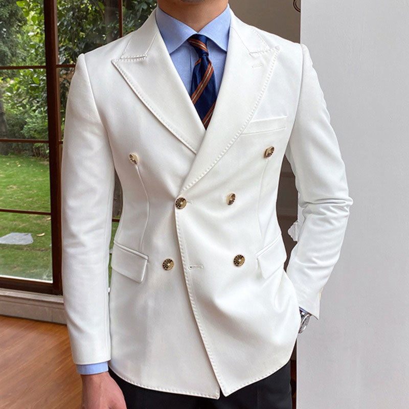 Wedding Men Suits Blazer Bride - Men Formal Wear With Coat 评论和价格