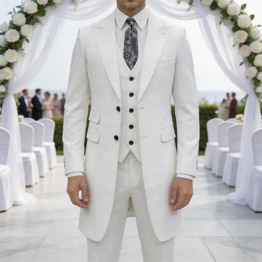 Slim Fit 3 Pieces Formal Men S - Men Formal Wear Dress 评论和价格