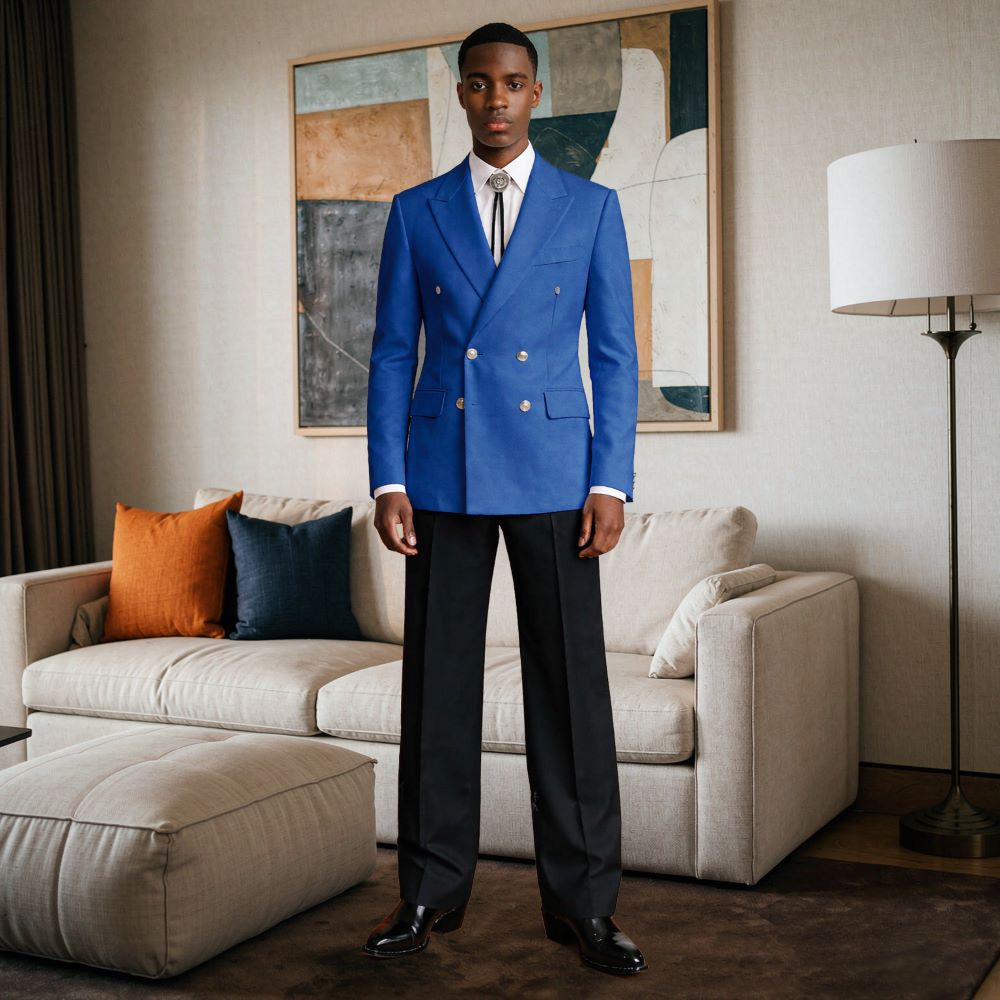 Men 2 Pieces Relaxed Slim Suit - Men Linen Formal Wear 评论和价格
