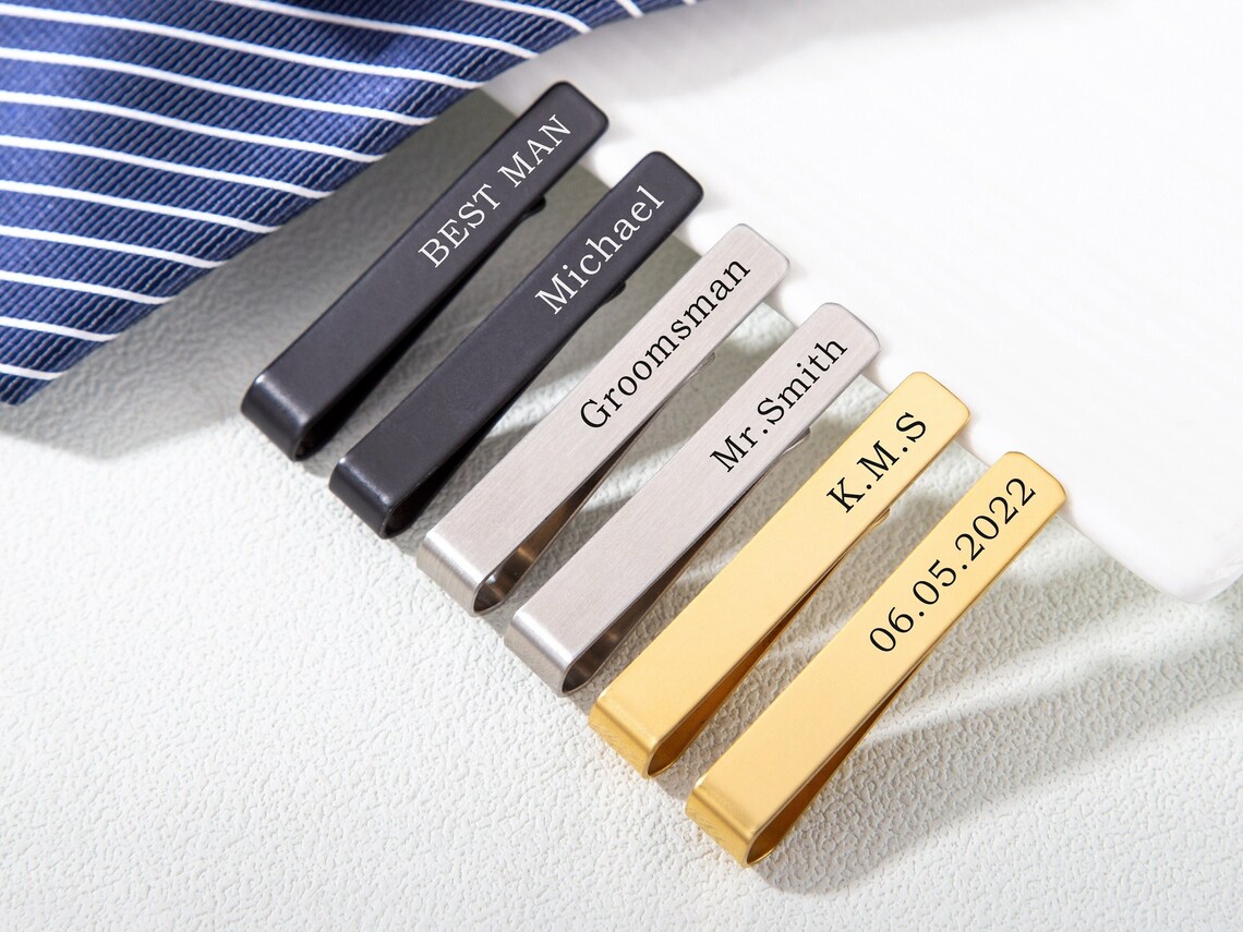 Personalized Custom Name Tie C - Tie Bar Clip 评论和价格