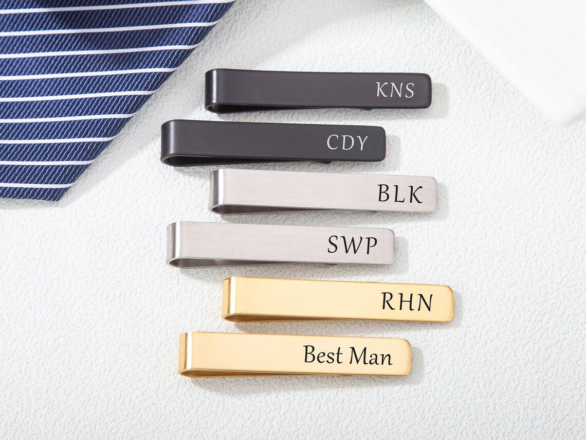 Personalized Custom Name Tie C - Tie Bar Clip 评论和价格
