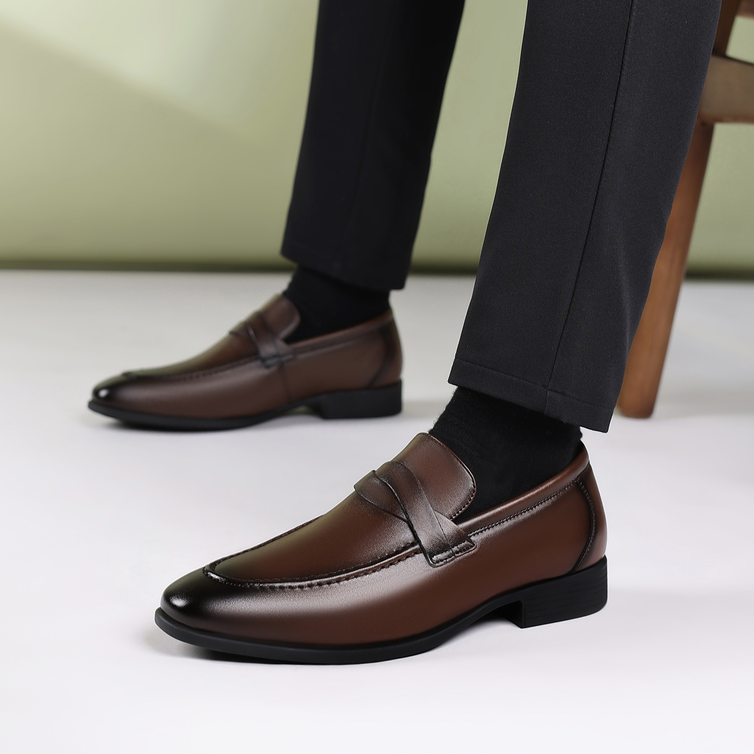 Men's leather shoes for formal - Men Formal Wear Dress 评论和价格