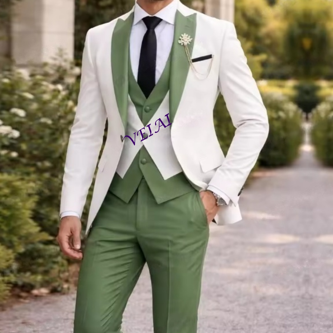 CustomizedNew White And Mint G - Young Men Formal Wear 评论和价格