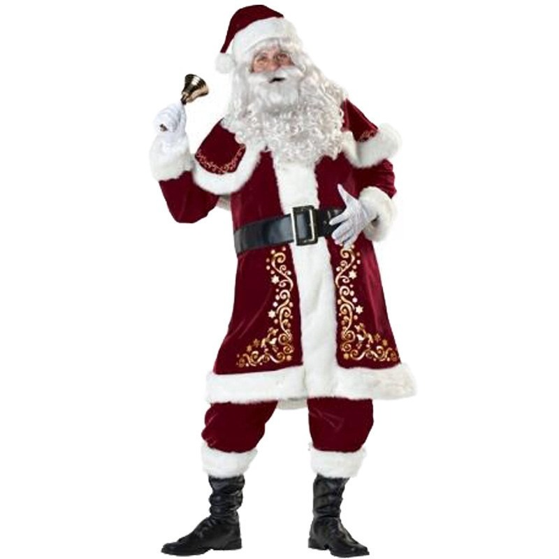Santa Claus Costume Women Men  - Men Formal Wear Set 评论和价格