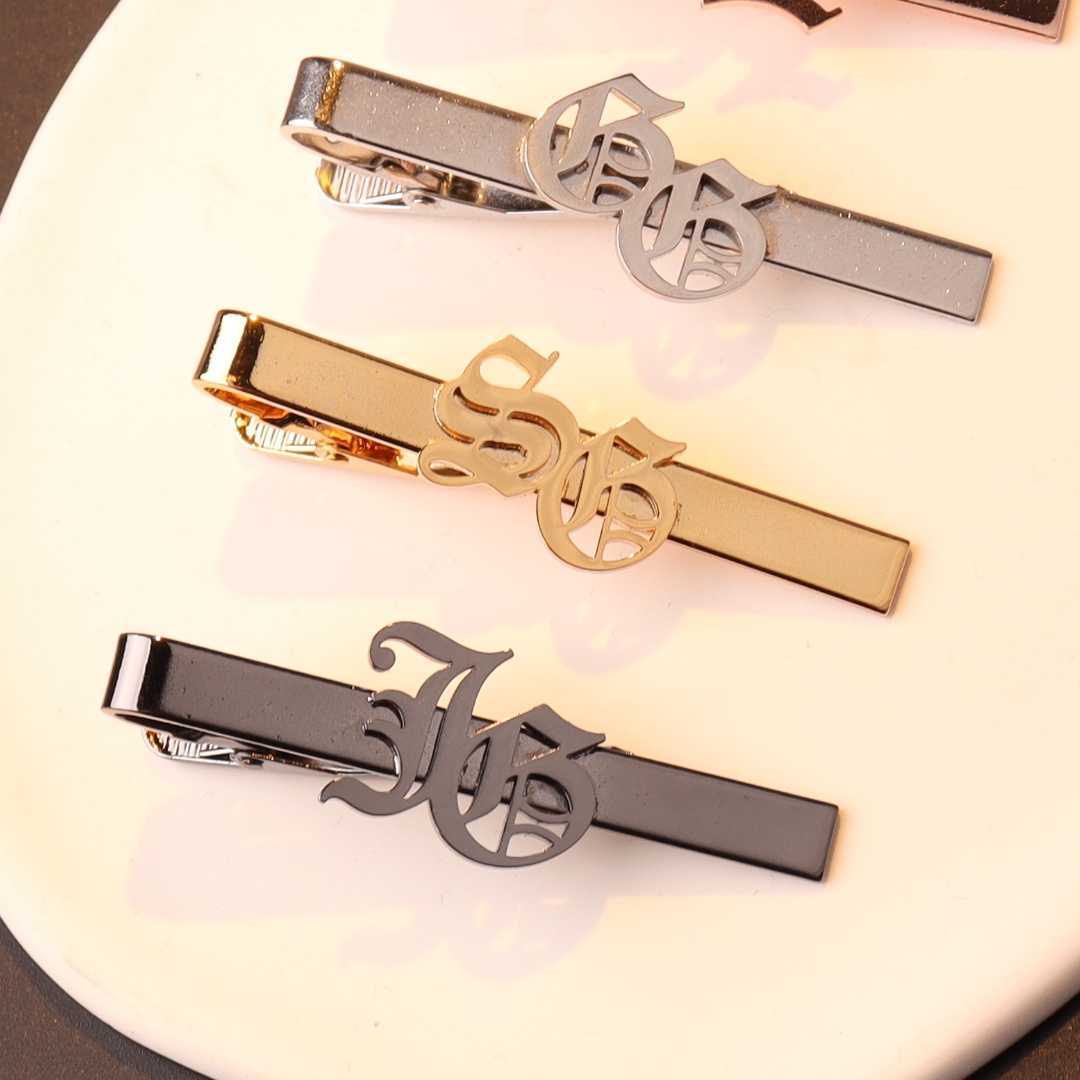 Custom Name Initials Tie Clip  - Tie Bar Clip 评论和价格