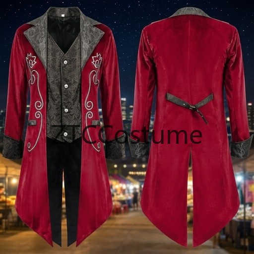 Steampunk Victorian Tailcoat M - Men'S Medieval Formal Wear 评论和价格