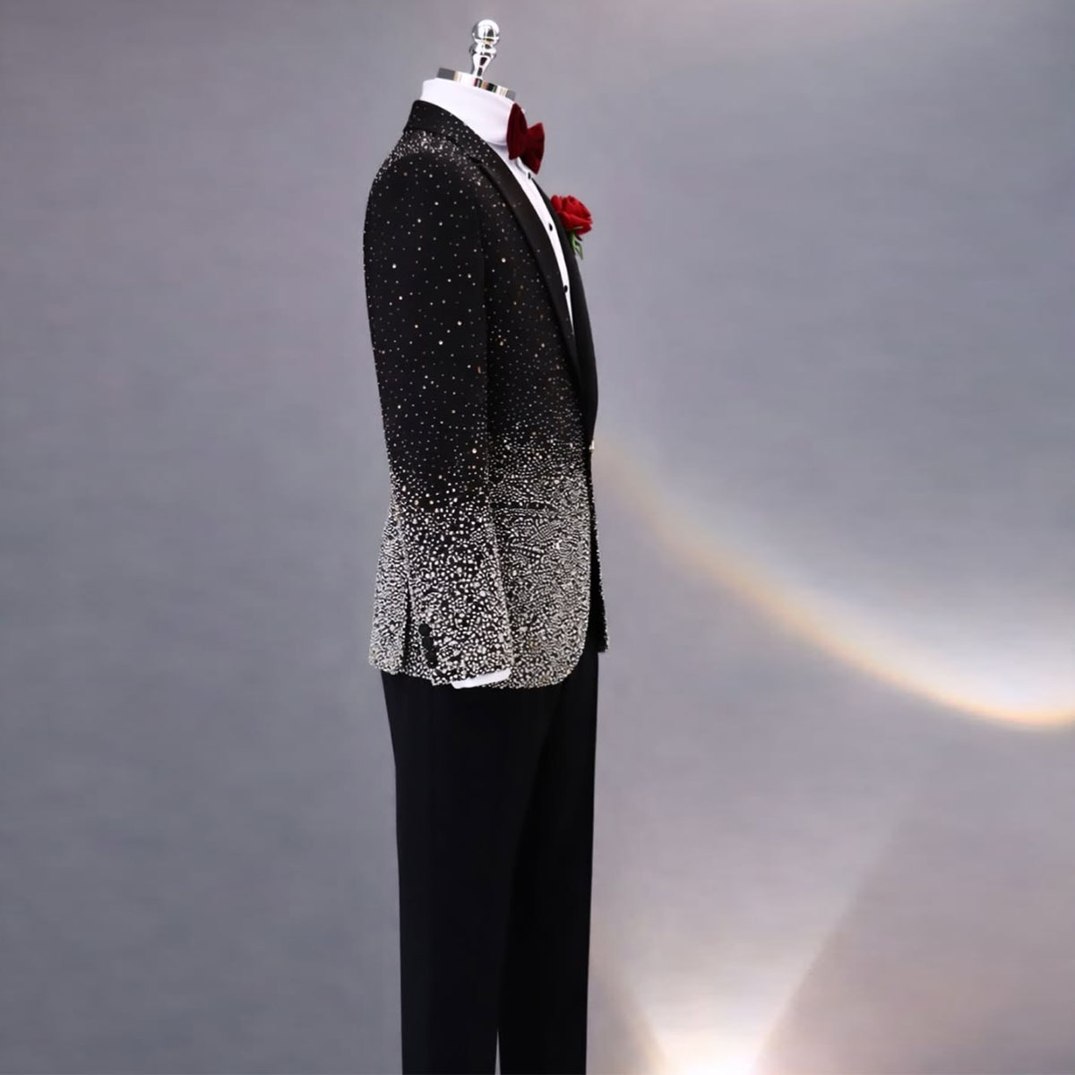 Handsome Rhinestone Diamond Me - Young Men Formal Wear 评论和价格