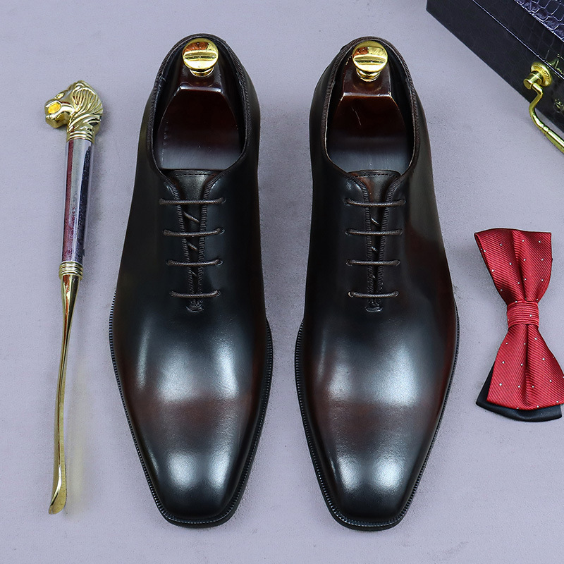 Designer Genuine Leather Mens  - Men Formal Wear Dress 评论和价格